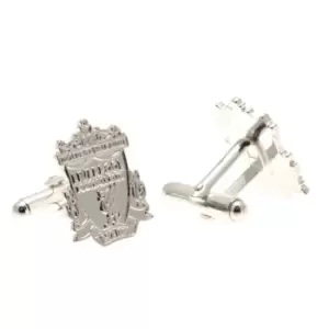 Liverpool FC Sterling Silver Cufflinks (One Size) (Silver)