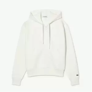 Lacoste Essential Zip Hoodie - White