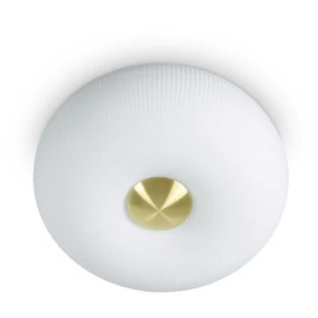 Ideal Lux Arizona - 2 Light Flush Ceiling Light White