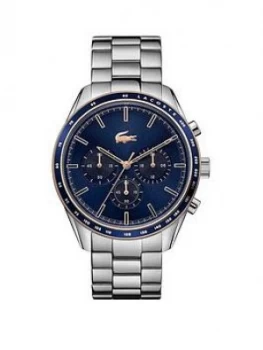 Lacoste Lacoste Boston Blue Chronograph Dial Stainless Steel Bracelet Watch