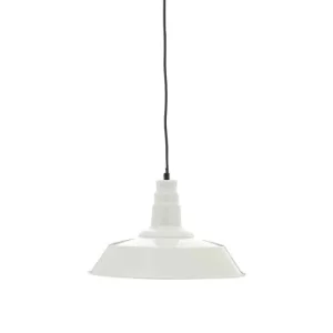 Interiors by PH Brant Metal Pendant Light, white