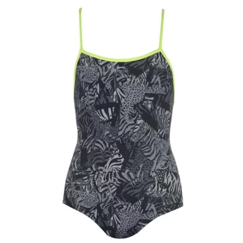 Slazenger Bound Back Swimsuit Junior Girls - Black