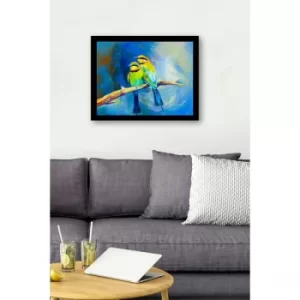 SC0596 Multicolor Decorative Framed MDF Painting