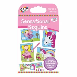 Galt Toys Sensational Sequins Fairies and Unicorns Kit