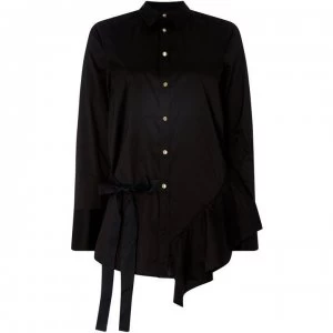 Biba Tie Detail Shirt - Black