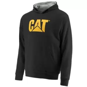 Caterpillar Trademark Lined Hoodie Sweat Shirts Black Large