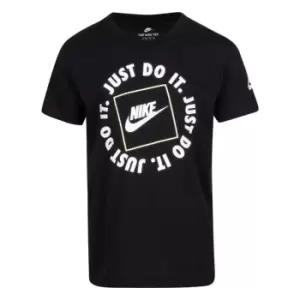 Nike Short Sleeve JDI T Shirt Infant Girls - Black