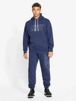 Nike Sportswear Hooded Fleece Tracksuit - Navy