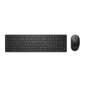 KM5221W - Full Size (100%) - RF Wireless - QWERTY - Black - Mouse included