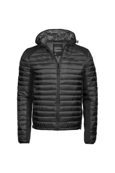 Crossover Hooded Padded Outdoor Jacket