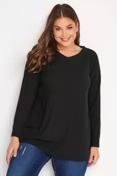 Long Sleeve Ribbed Top