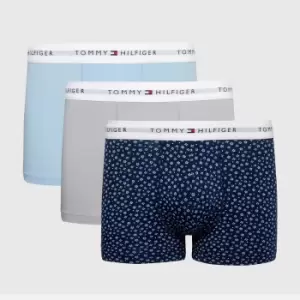 Tommy Hilfiger Three-Pack Stretch-Cotton Boxer Trunks - L