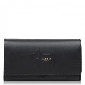 Radley shadow large flapover matinee purse - Black