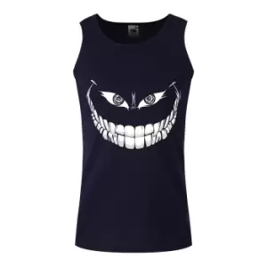 Grindstore Mens Crazy Monster Vest Top (L) (Navy)