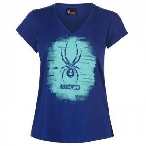 Spyder Allure Graphic T Shirt Ladies - Blue