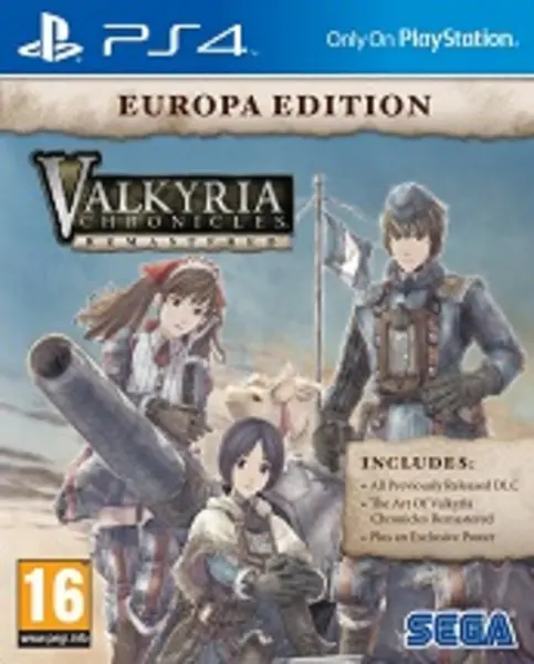 Valkyria Chronicles Remastered Europa Edition PS4 Game