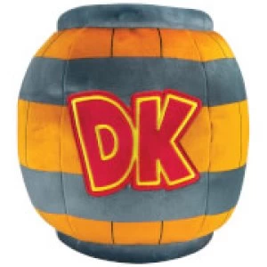 Mario Kart Mega Donkey Kong Barrel Plush Toy