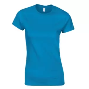 Gildan Ladies Soft Style Short Sleeve T-Shirt (L) (Antique Sapphire)