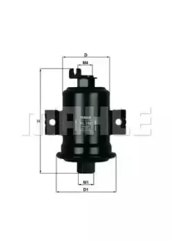 Fuel Filter KL140 78756249 by MAHLE Original