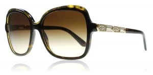 Bvlgari BV8181B Sunglasses Havana / Glitter Gold 535313 56mm