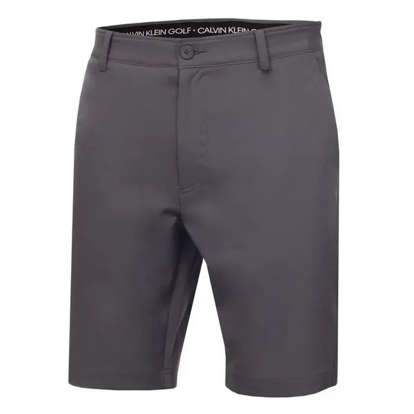 Calvin Klein BULLET REGULAR FIT STRETCH SHORT - STEEL - 30