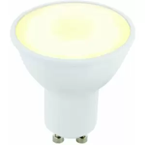 Loops - 6W LED GU10 Light Bulb Frosted Warm White 3000K 460 Lumen Outdoor & Bathroom