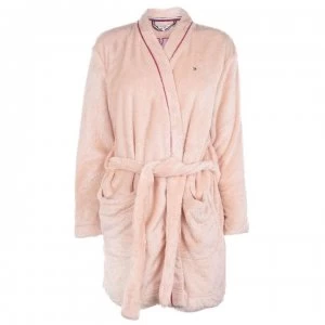 Tommy Bodywear Fluffy Robe - Pale Blush