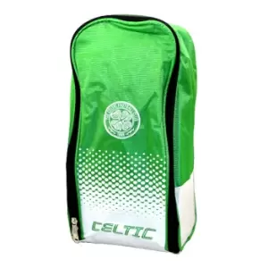 Celtic FC Official Fade Football Crest Design Shoe Bag (One Size) (Green/White)