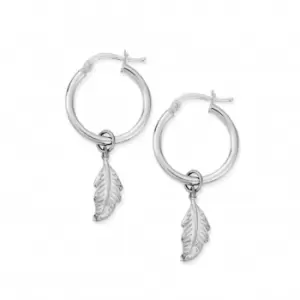 Didi Feather Hoop Earrings SEH725