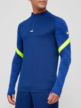 Nike Mens Dri-FIT Strike 21 Drill Top - Blue Size XL, Men