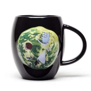 Rick And Morty Portal Oval Mug