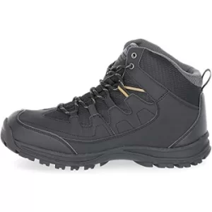 Trespass Mens Finley Walking Boot Black/Golden Brown 8