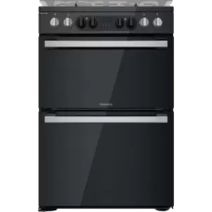 Hotpoint HDM67G8CCB/UK Dual Fuel Cooker - Black - A/A Rated