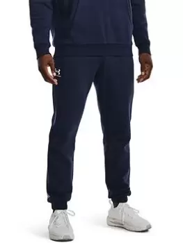 Under Armour Training Essential Fleece Joggers - Navy, Size 2XL, Men