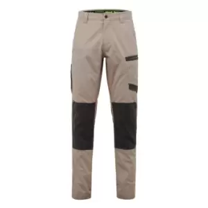 Hard Yakka Mens Work Trousers (36R) (Desert)