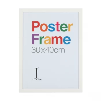 iFrame Perspex White Poster Frame 30 x 40cm