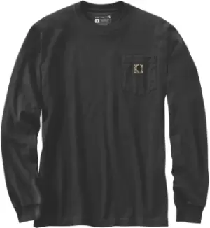 Carhartt Pocket Camo Graphic Longsleeve, black, Size L, black, Size L