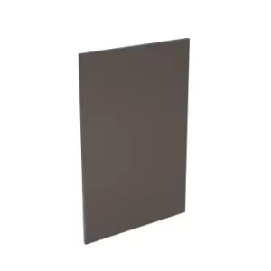 KitchenKIT Base 65cm J-Pull End Panel - Matt Graphite