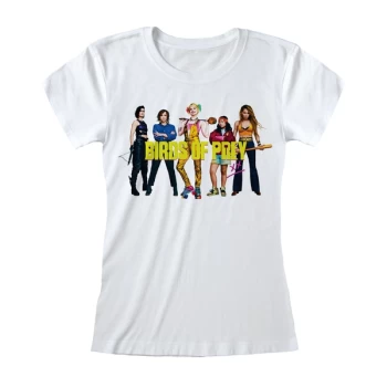 Birds Of Prey - Group Shot Womens Medium T-Shirt - White