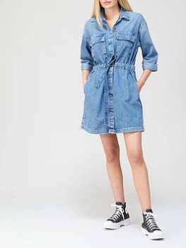 Levis Ainsley Utility Denim Dress - Blue