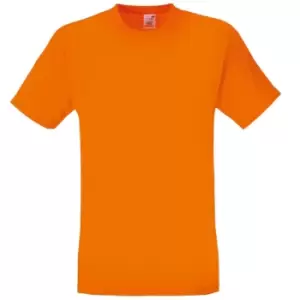 Fruit Of The Loom Mens Screen Stars Original Full Cut Short Sleeve T-Shirt (M) (Orange)