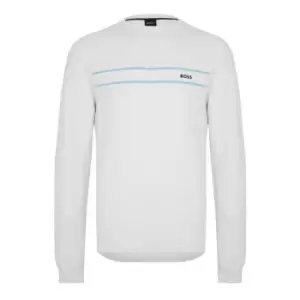 Boss Righam Jumper - White