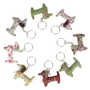 Sass & Belle Dali Dachshund (1 Random Supplied) Keyring