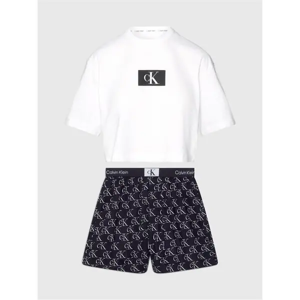 Calvin Klein AOP PJ Set Ld43 8 (XS) Black 42927603310