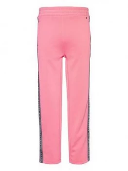 Tommy Hilfiger Girls Tape Trackpants - Pink, Size Age: 10 Years, Women