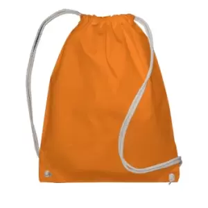 Jassz Bags Drawstring Backpack (One Size) (Tangerine)