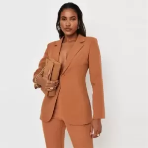 Missguided Petite Tailored Skinny Blazer Coord - Neutral