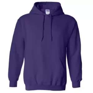 Gildan Heavy Blend Adult Unisex Hooded Sweatshirt / Hoodie (2XL) (Purple)