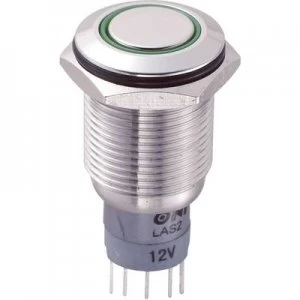 TRU COMPONENTS LAS2GQF 11EG12VSP Tamper proof pushbutton 250 V AC 3 A 1 x OnOn momentary