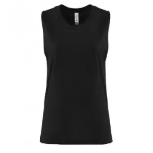 Next Level Womens/Ladies Festival Sleeveless Tank Top (M) (Black)